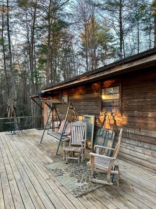 Beautiful & Peaceful Cabin W/ Deck Garden & Fire-Pit Murphy Exteriör bild